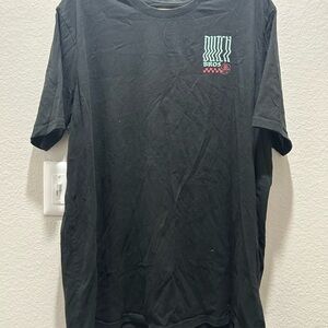 Dutch Bros Black Short Sleeve Tee with Teal and Red Logo
